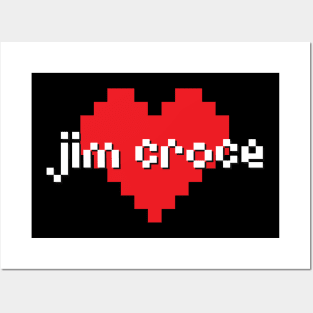 Jim croce -> pixel art Posters and Art